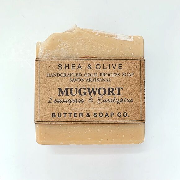 🌿Three Homemade Mugwort Herbal Soaps - Picture 4 of 4